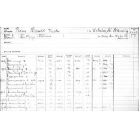 PEARCE, Harold Willie