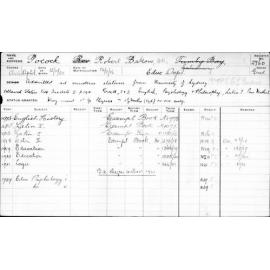 POCOCK, Robert Bakon