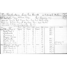 REICHSTEIN, Lance Eric Harold