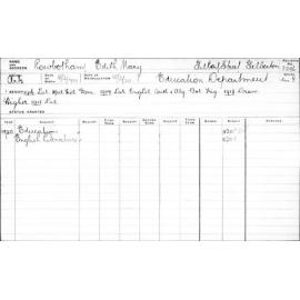 ROWBOTHAM, Edith Mary