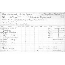 SANDERCOCK, Alfred Mervyn