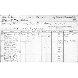 SCHNEIDER, Walter Herman