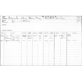 SECOMBE, Lilian Clara May