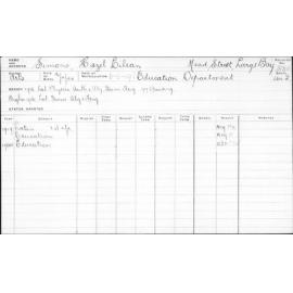 SIMONS, Hazel Lilian