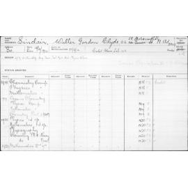 SINCLAIR, Walter Gordon Clyde