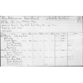 SOLOMONS, Isaac Barnet