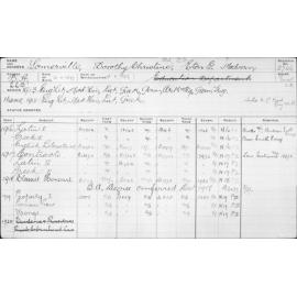 SOMERVILLE, Dorothy Christine