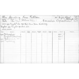 SPURLING, Nora Kathleen