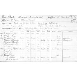 STEELE, Donald Macdonald