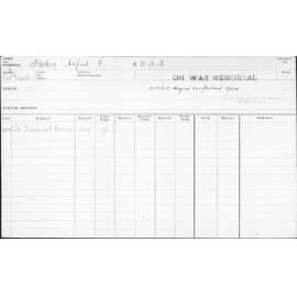 STOKES, Alfred Francis