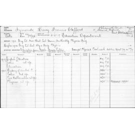 SYMONDS, Harry Francis Clifford