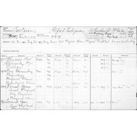 TOSTEVIN, Alfred Ladyman