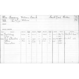 TRENERRY, William Frank