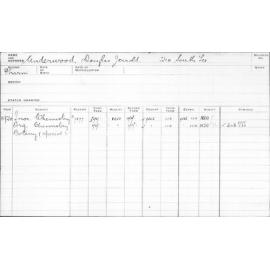 UNDERWOOD, Douglas Jerrold