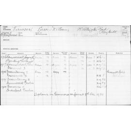 VAWSER, Leeson William