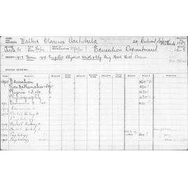 WALTERS, Clarence Archibald