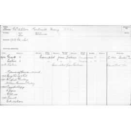 WALTON, Gertrude Mary