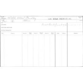 WEBB, Albert Bindley