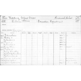 WEDDING, Alfred Oscar