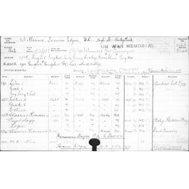 WILLIAMS, Francis Edgar