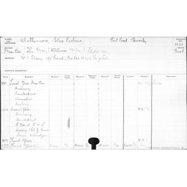 WILLSMORE, Elsie Victoria