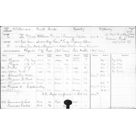 WILLSMORE, Hurtle Binks