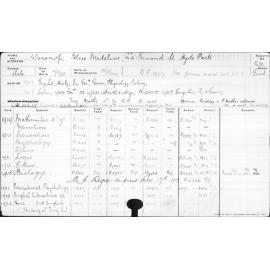 WORSNOP, Elsie Madeline