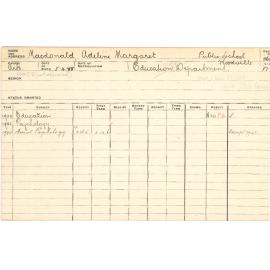 MACDONALD, Adeline Margaret