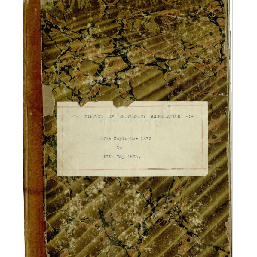 University Association Minute Book