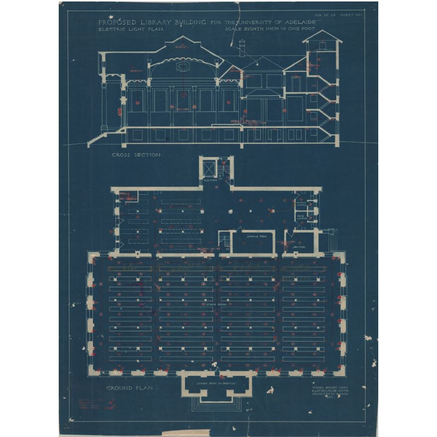 Barr Smith Library Plans - Electrical Lighting - 2