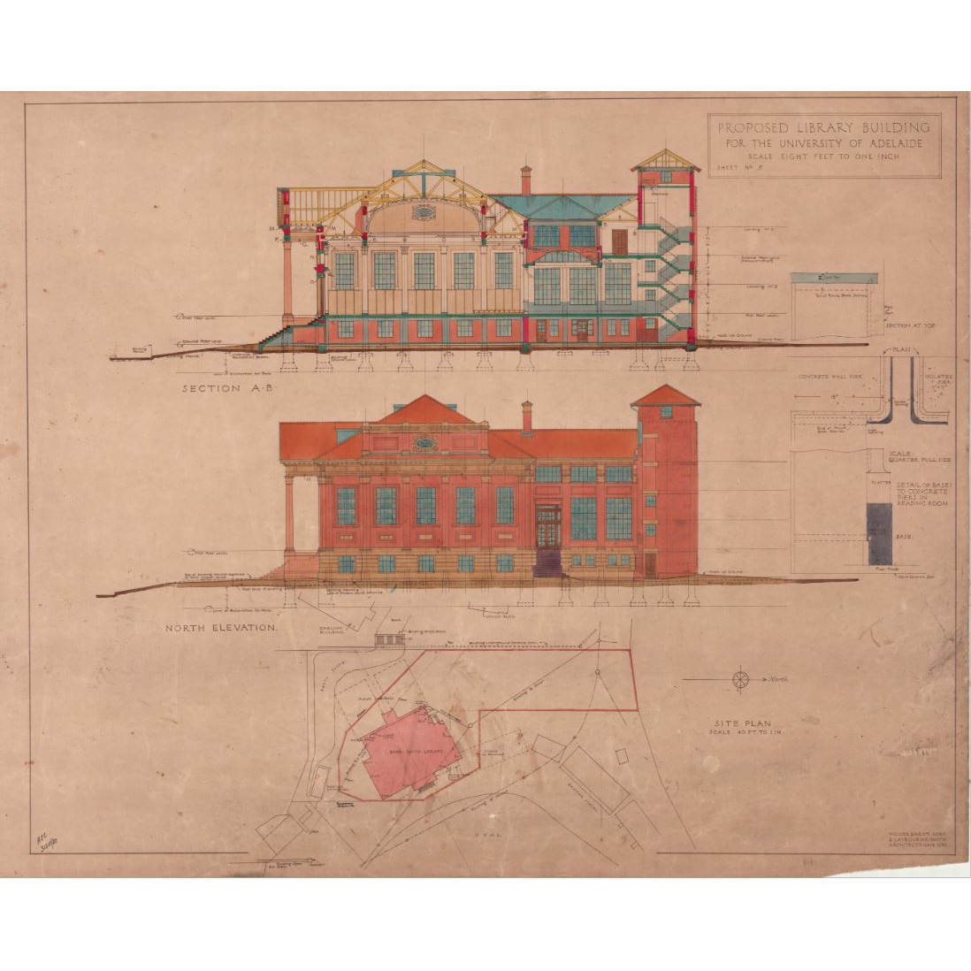 Barr Smith Library Plans - Sheet 5