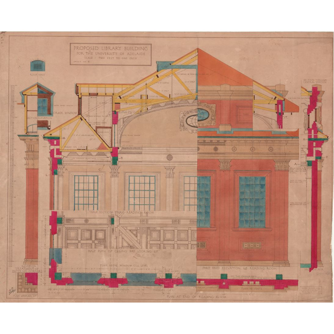 Barr Smith Library Plans - Sheet 6