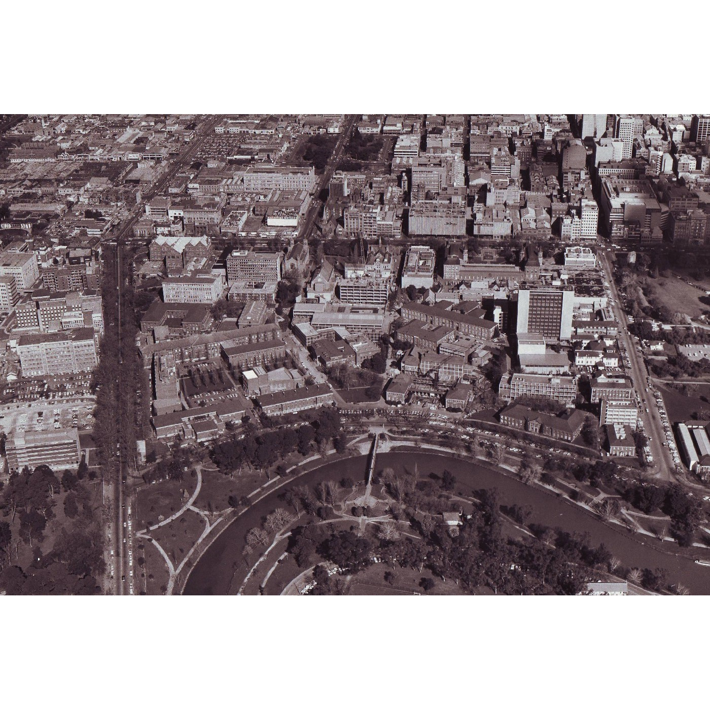 The Centenary-era University From The Air