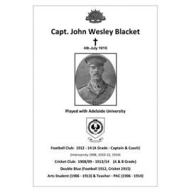 John Wesley Blacket - Profile