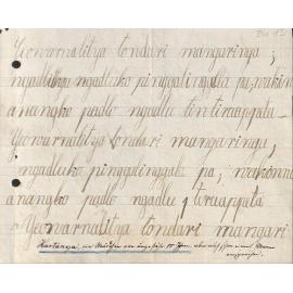 Kaurna Children's Letters - Kartanya - Classwork
