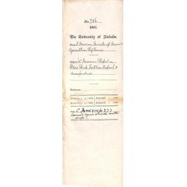 Mr Mawson's report on Elders' Rock fertiliser deposit and correspondence