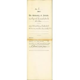 Acknowledging Draft - Returning voucher Barr Smith Library Account