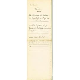 Paid - Duffield - Deighton Bell and Company - D Nutt - Acknowledging Draft