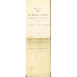 Payment to Herbert William Gartrell