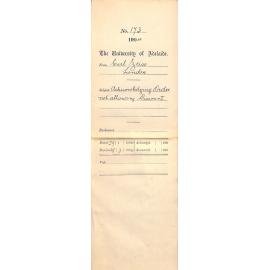 Acknowledging Order not allowing discount