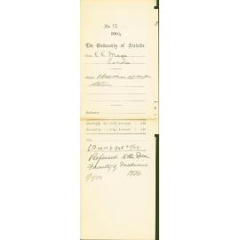 Admission ad eundem statum