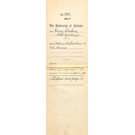 Asking particulars re M B Course