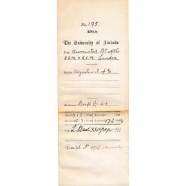 Adjustment of Account