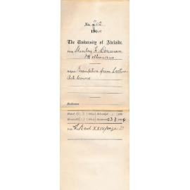 Exemption from Lectures Arts Courses