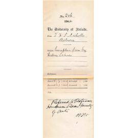 Exemption from English History Lectures