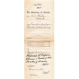 Exemption from Organic Chemistry Lectures Fridays