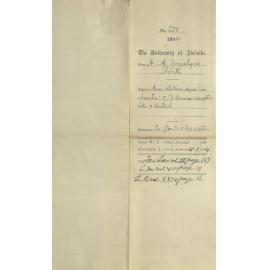 conferral in absentia and exemptions from lectures