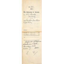 Exemption from Lectures English History