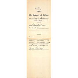 Requesting Music Certificate - Kearney