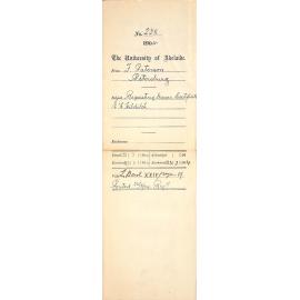 Requesting Music Certificate E H Hilditch